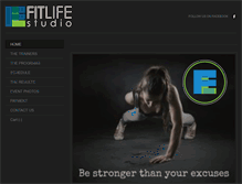 Tablet Screenshot of fit-life-studio.com